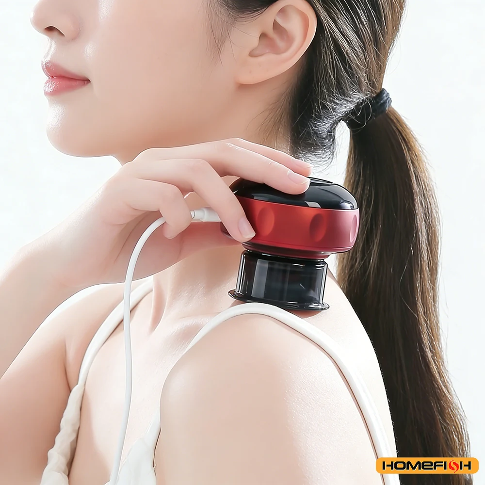 Plug-in heating cupping massage device Back Neck & Arm Scraping & Cupping Device