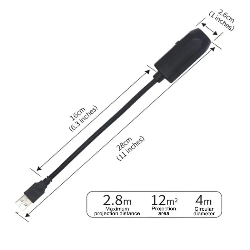 USB 전원 야간 조명 달 지구 별이 빛나는 하늘 천장 프로젝터 침실 보육시설 분위기 조명을 위한 360도 회전 램프