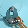 Pot Lid Rack Multifunctional Foldable Spoon Holder Stand Organizer for Fork Spatula Rack Pan Cover Shelf Tableware Storage Rack 3