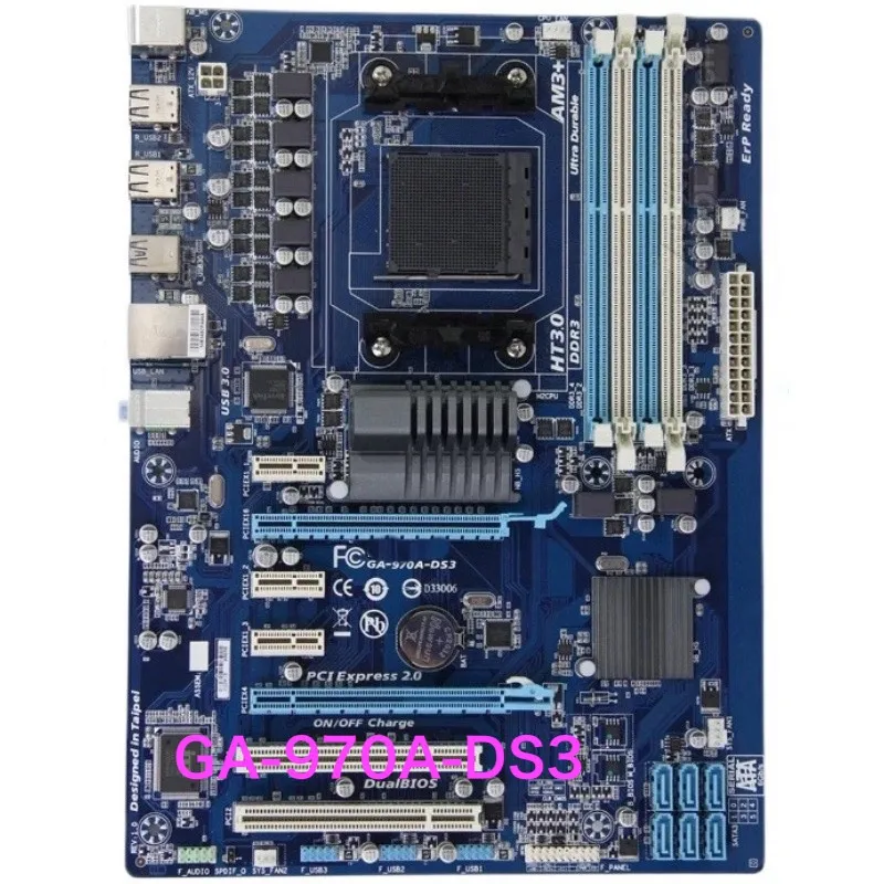 Gigabyte GA970ADS3 Motherboard 32GB DDR3 ATX Socket AM3+/AM3