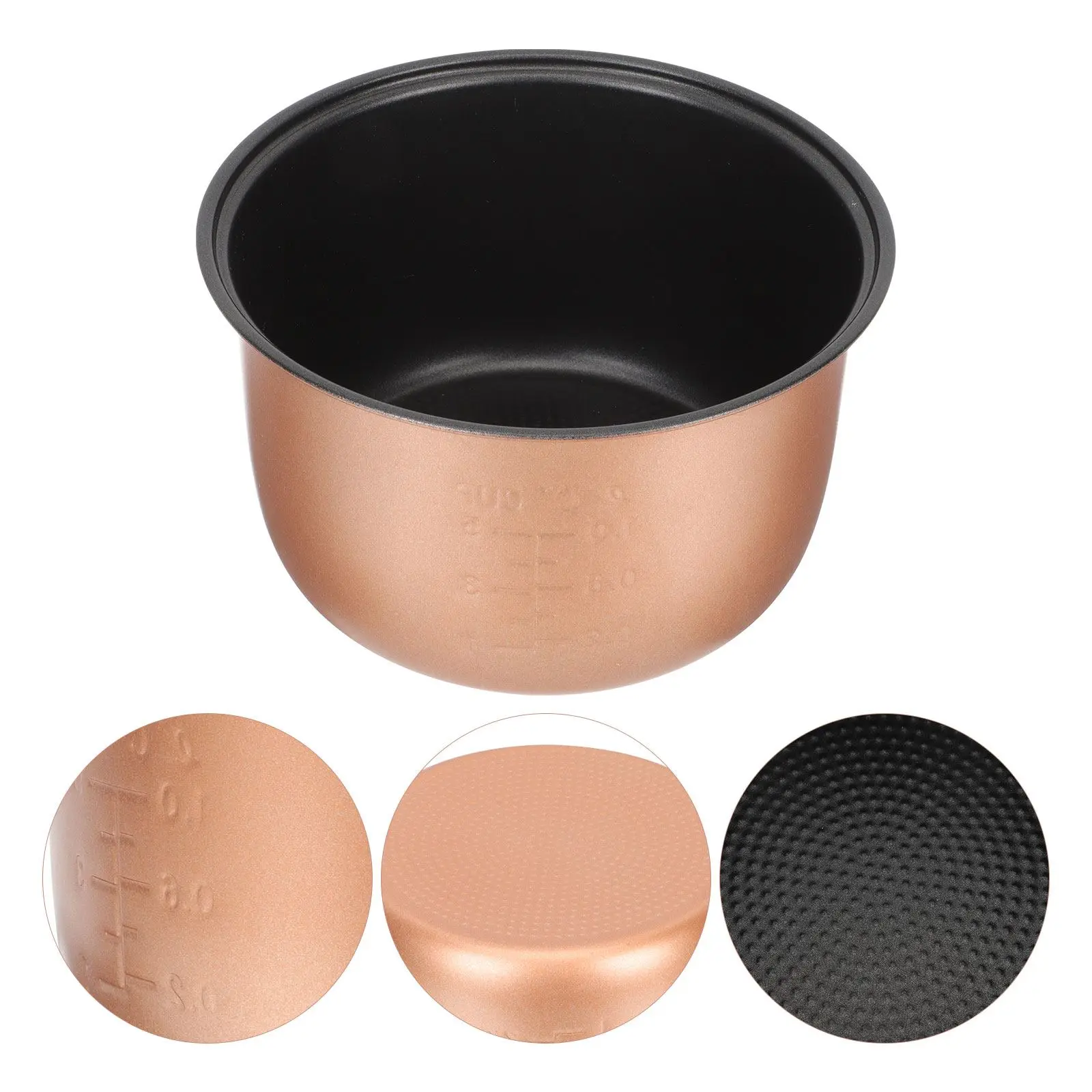 Vervanging Voor De Binnenpan Van De Rijstkoker: 5 Kopjes Antiaanbaklaag Van Legering Voor Thuis Koken Voor Aroma Voor De Rijstkoker~p221166526