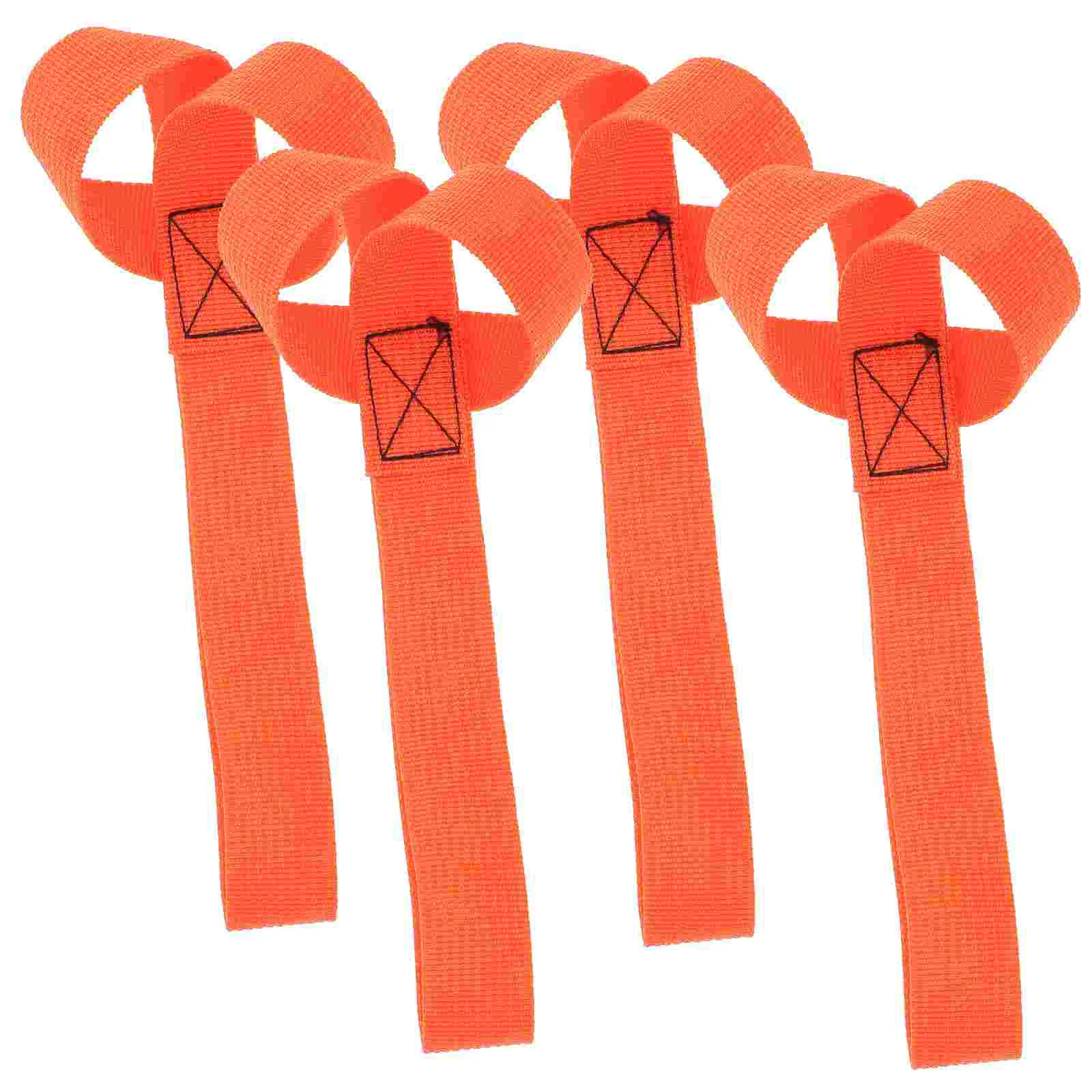 4Pcs ange Tie Down Straps Binding Strap Cargo Luggage Straps Tensioning Belts Motorcycle Loop Interior Accessories