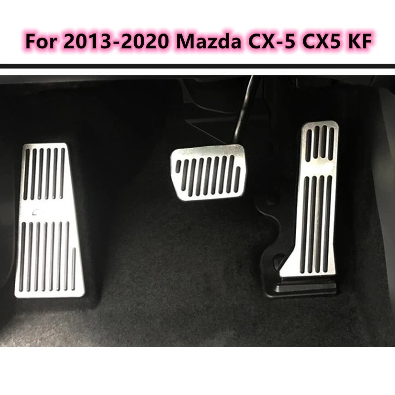 Per 2013-2020 Mazda Cx-5 Cx5 Kf Auto Refit Acceleratore Poggiapiedi Pedali Piastra Gas Frizione Freno A Farfalla Tapis Roulant Styling