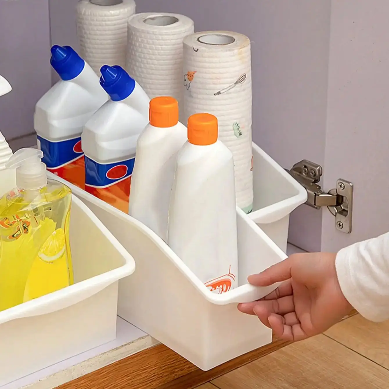 Kitchen Gap Debris Storage Basket, Snack Cabinet, Seasoning Basket, Bathroom Storage Rack, Storage Box 4
