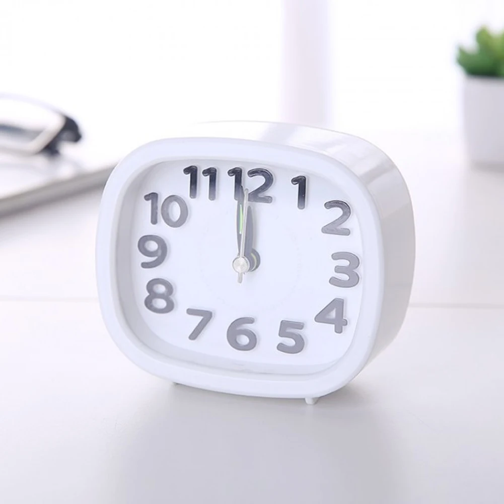 DigitalAlarmClockRectangleBedsideSmallSilentNoTickAlarmClock