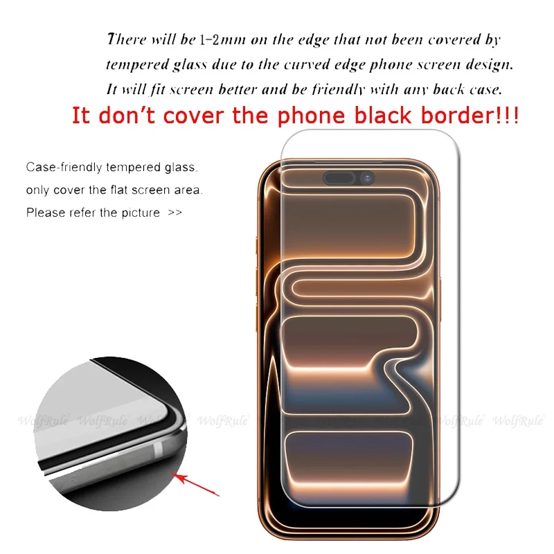 1/2/3/4Pcs For iPhone 17 Pro Max Glass iPhone 17 Tempered Glass Transparent Clear 9H Protective Screen Protector iPhone 17 Air image 3