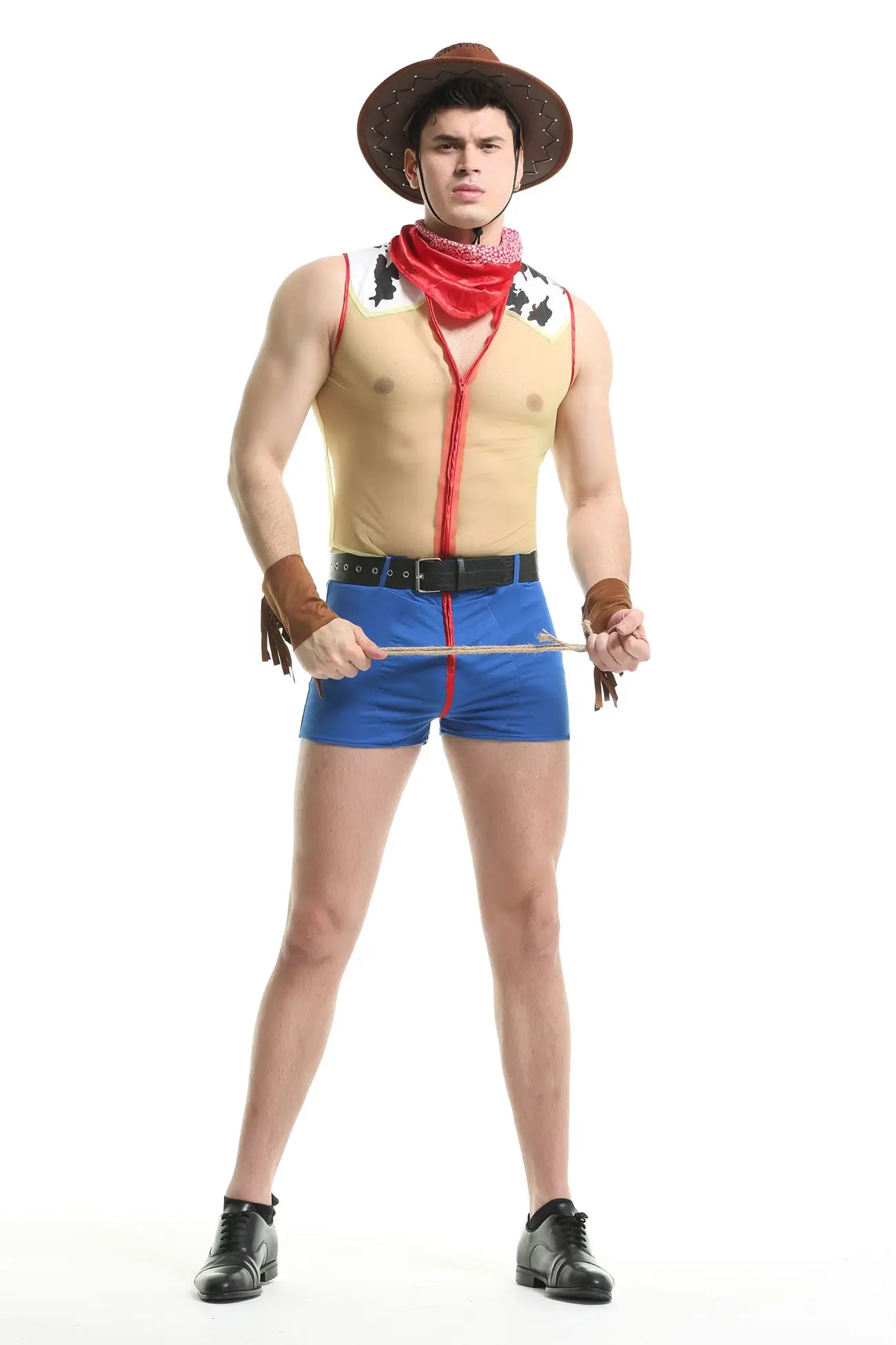 Halloween Carnival Party Sexy Men Western Cowboy Costume Stage Performance  Woody Cosplay Fancy Dress| | - AliExpress