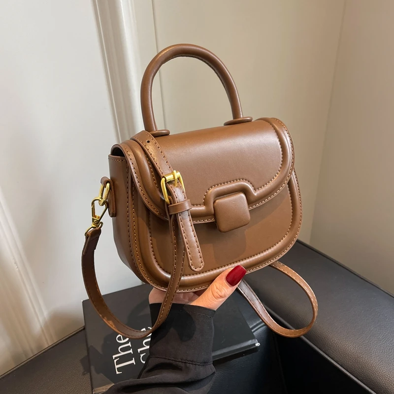 

Sewing Thread Pu Zipper Ladies Top-Handle Bags Simplicity Crossbody Bags for Women 2024 on Sale Free Shipping Bolsas Femininas