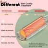 Hair Styling 3 in 1 Hot Comb for Straighten/Curl Hair Professional Hair Straightener and Curler Electric Fast Heating Comb 3