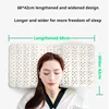 Thailand Natural Latex Neck Pillow for Single Person Sleeping Adult Specific Cervical Protection Pillow almohadas para dormir 4