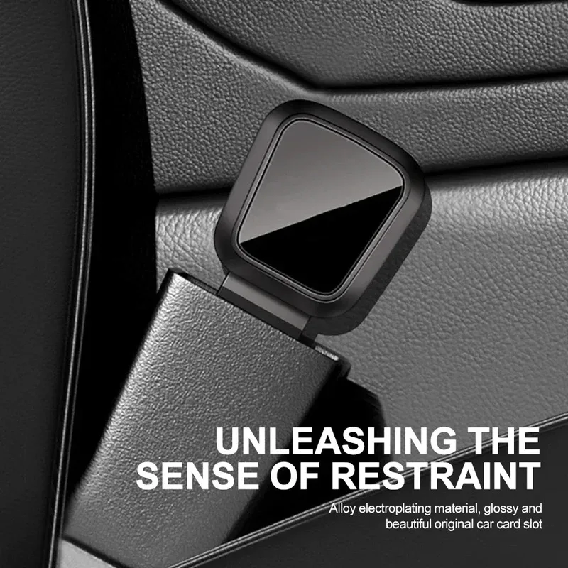 테슬라/포르쉐 안전벨트 클립 연장기 두꺼운 인서트 안전 잠금 장치 1/2개