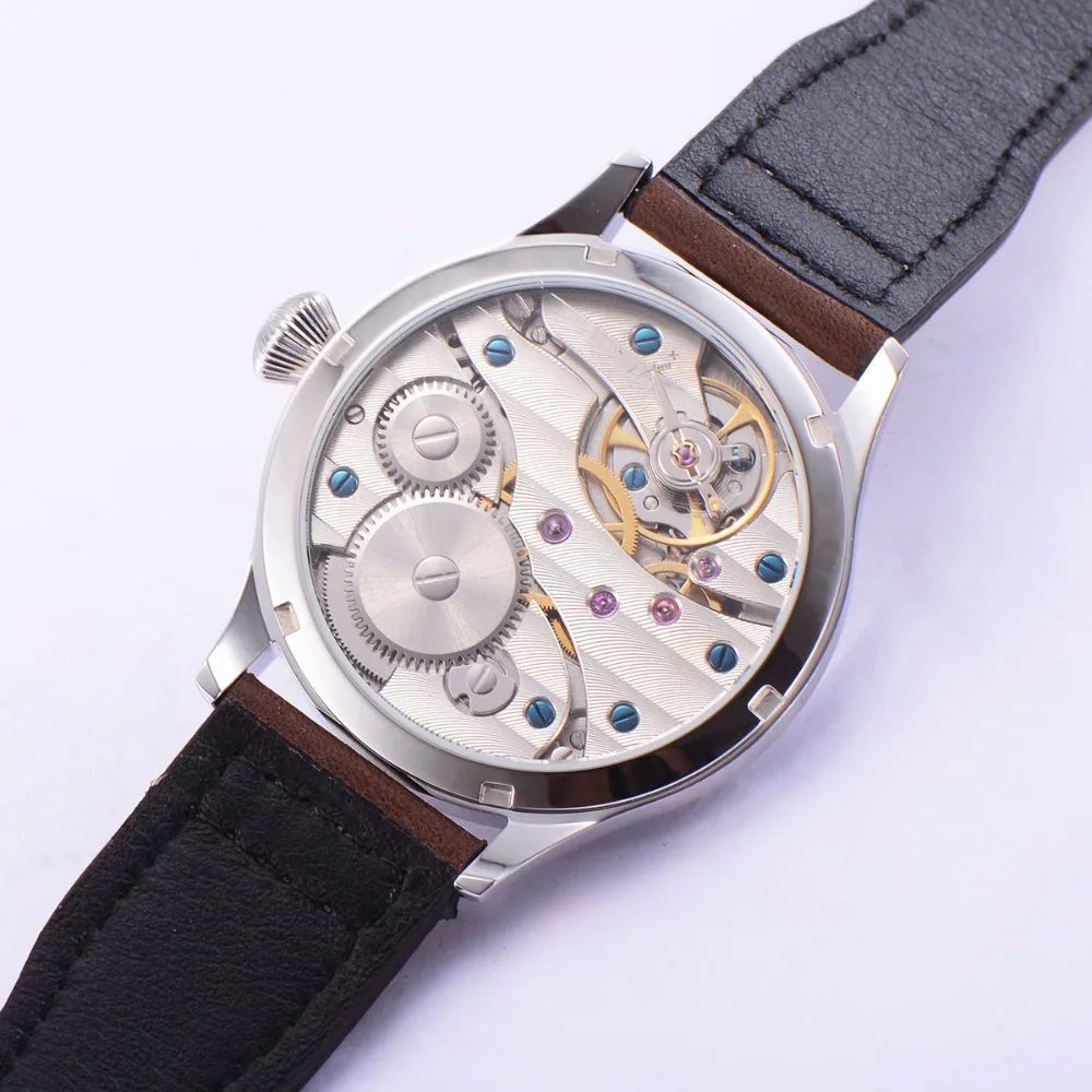 Corgeut Men's Watch Seagull ST36 Manual Winding Mechanical Movement 316L Stainless Steel Case Fashion Luminous
