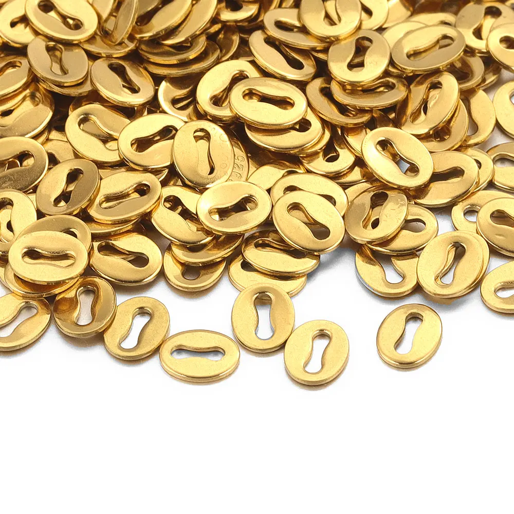50 stücke Edelstahl Verlängerung Ende Charms Schwanz Tags Für Schmuck Machen DIY Kleine Verlängern Kette Tag Schmuck Erkenntnisse Zubehör – Detail 7