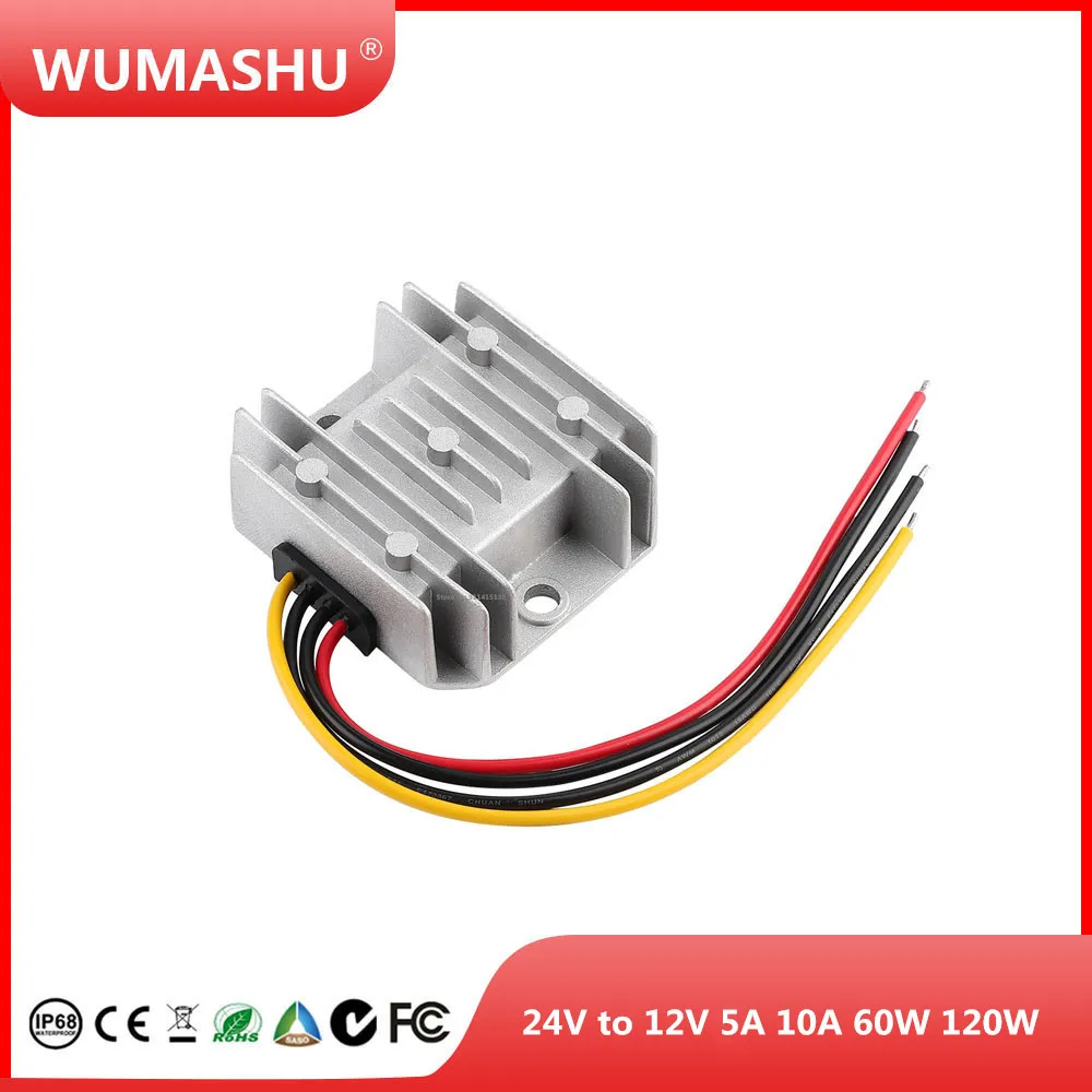 24V to 12V 5A 10A 60W 120W DC DC Converter Buck Transformer Voltage Regulator Step Down Module Power Supply for Car LED Solar 1pcs dc dc boost converter constant module current mobile power supply 250w 10a led driver module non isolated step up module