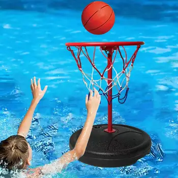 Pool Games Basketball Hoop Swimming Toss Toy Portable Pool Accessories Party Game for Kids Adults Water Toys Floating Backyard 1