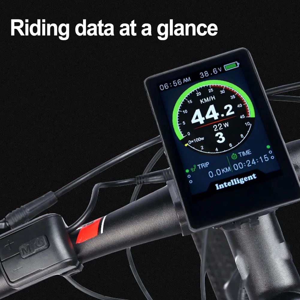 

New Durable E-Bike Bike Display Speed Control 860C 36V-52V Display E-Bike Electric Bike IP65 Waterproof Six Languages