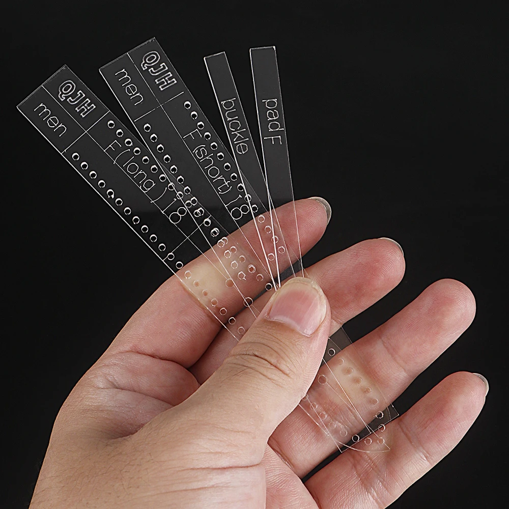 Transparent Acrylic Watch Strap Template - Leather Craft Tool