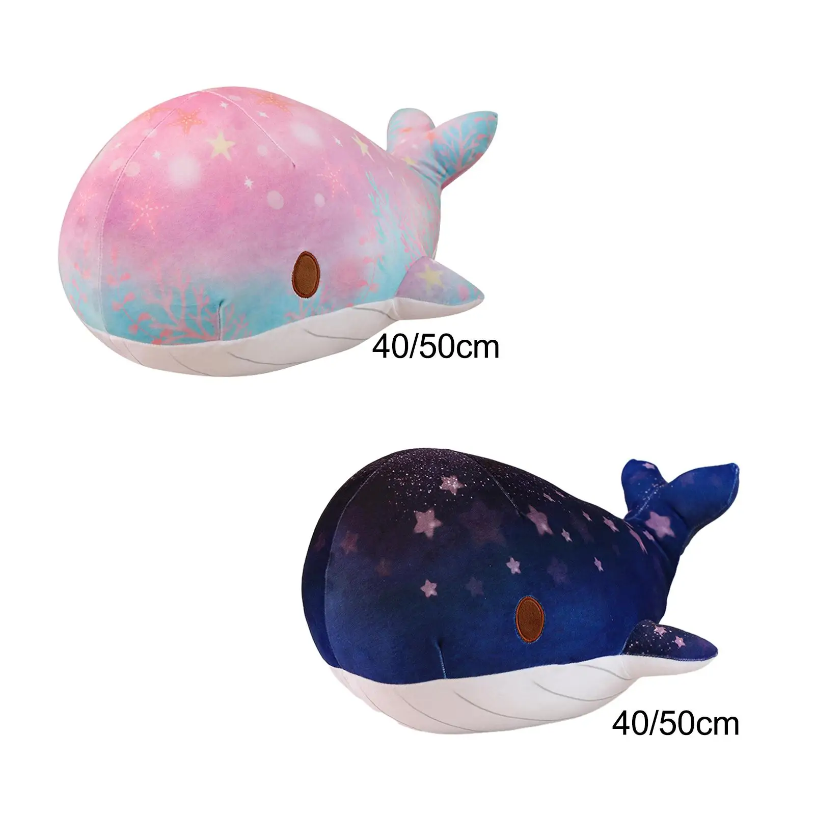 

Starry Sky Whale Doll Lovely Creative Ornament Birthday Gifts Whale Plush Toy Animal Toy for Living Room Couch Bedroom Adults