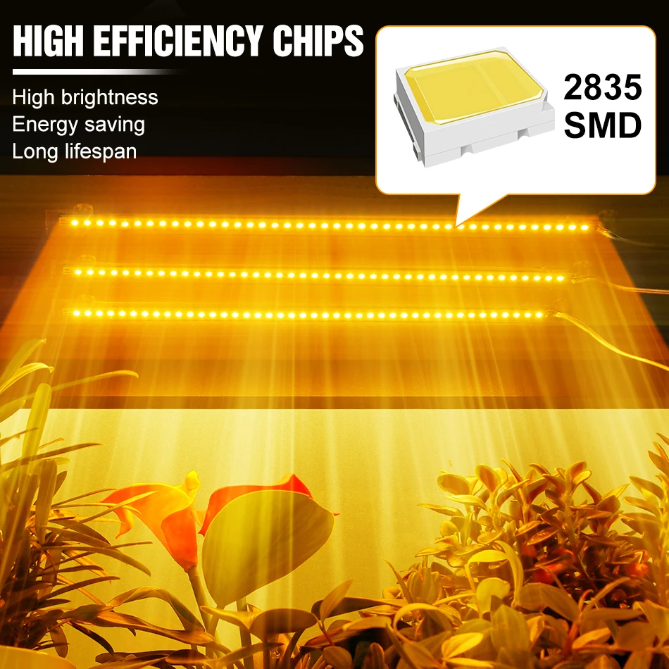 Description Picture 4 of itemUSB Phyto Light LED Full Spectrum Plant Grow Lamp Timer Dimmable Fitolampy Greenhouse Growing Tent Hydroponic Flower Seed Light