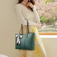 Women High Quality Leather Shoulder Bags Elegant Designer Ladies Luxury Handbag Purse Casual Tote Sac Commuting Shopping Bag 3