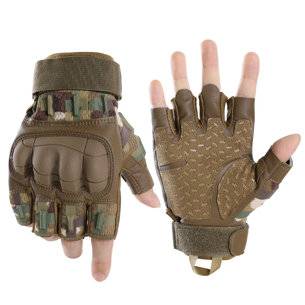 Guanti Tattici Militari Tan con Paranocche Guanto Militare Guanti Tattici Militari Tan con Paranocche Guanto Militare