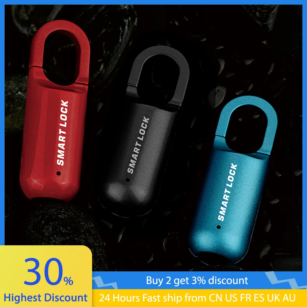 미니 지문 자물쇠, 스마트 터치 지문 도어 잠금, USB, 열쇠 없는 도난 방지 잠금, 여행 케이스, 서랍, 캐비닛 잠금