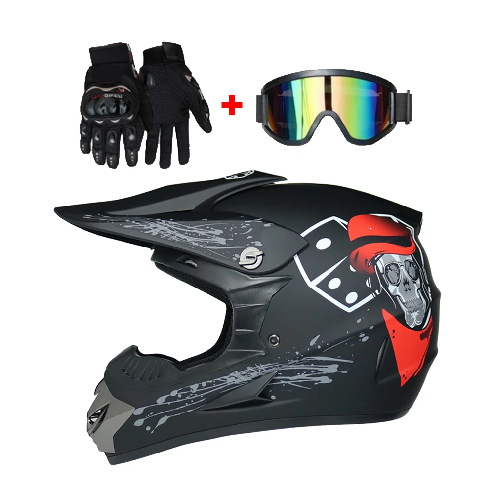 Neuer Unisex-Motorradhelm mit Vollvisier, modischer Helm mit Doppellinse, Motocross-Rennhelm, modularer Klapphelm, Motorradhelm-Set – Detail 1
