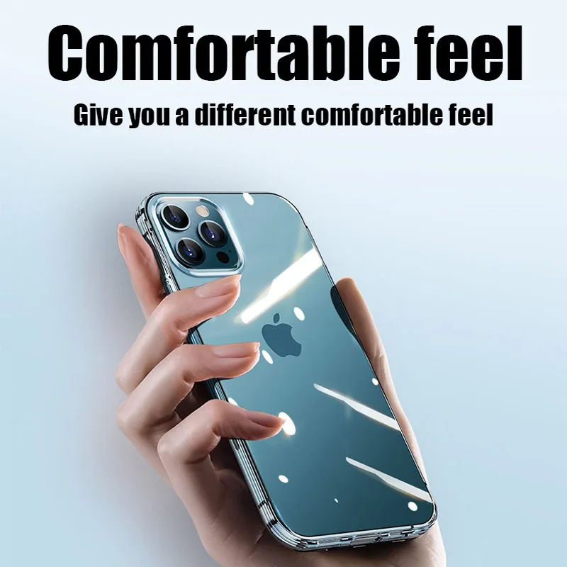 Crystal Clear Silicone Soft Back Cover - Transparent Phone Case
