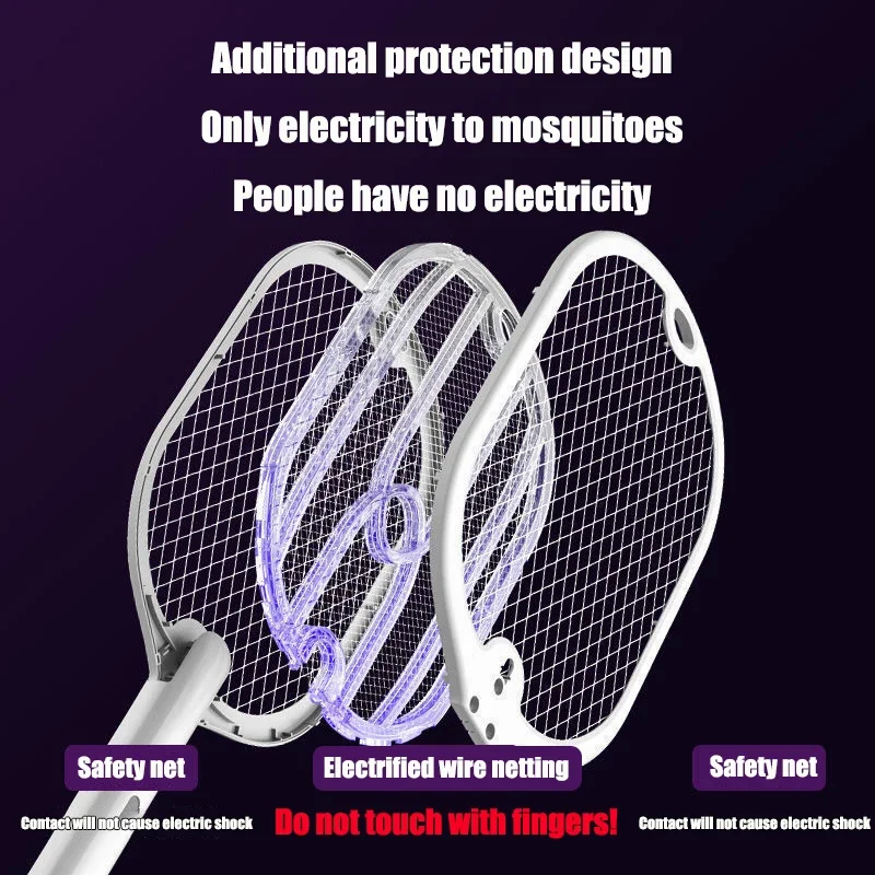 3-in-1 Electric Mosquito Swatter 5