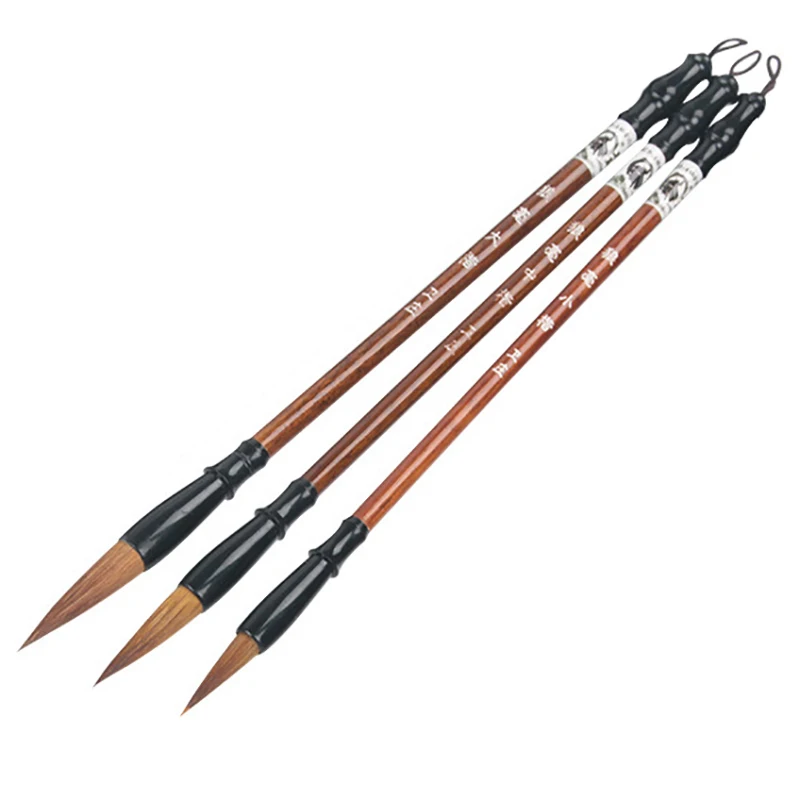 Calligraphy brush 3pcs/set Chinese Calligraphy Brushes Pen For Woolen And Weasel Hair Writing Brush Fit For Student School calligraphy brush