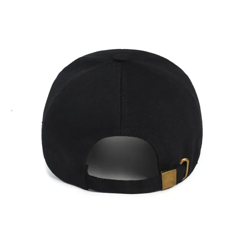 Baseball Cap Women Men Summer Structured Adjustable Snapback Sunhat Outdoor Sports Hip Hop Solid Cotton
