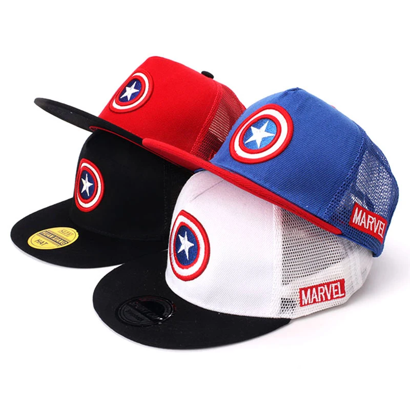 Disney Spiderman Cartoon Baby Hat Kids Baseball Cap Boy Girl Marvel Caps Snapback Hip Hop Child Toddler Cap Adjustable 2-8Y