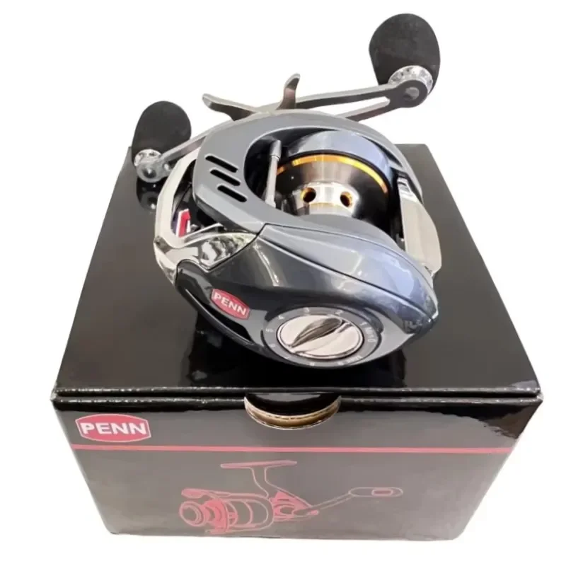 PENN Baitcast Reel Bearing 18+1 Gear 7:2:1 Braking Force 15kg Stainless Steel Bearing Adjustable From 1 To 9 Gears Fishing Reel