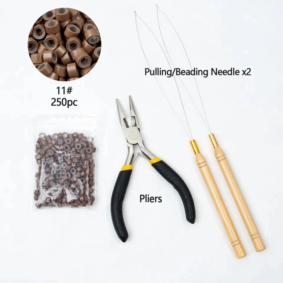 Hair Extension Pliers Microlink Hair Extension Metal Steel Pliers Micro Nano Rings