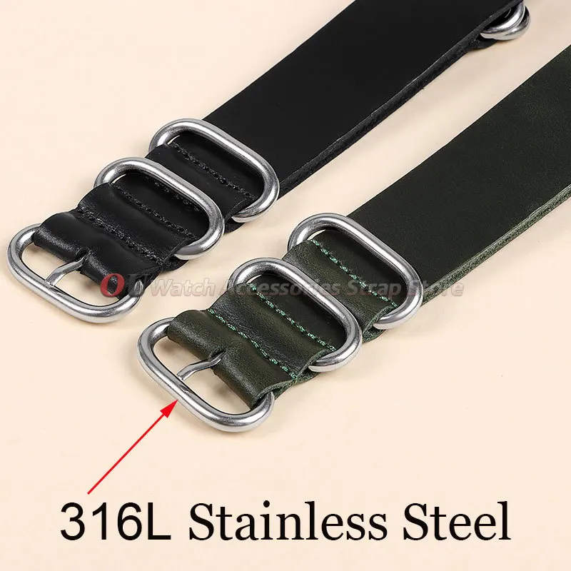 Vintage Genuine Leather Watch Bands - Premium Adjustable Replacement Accessories