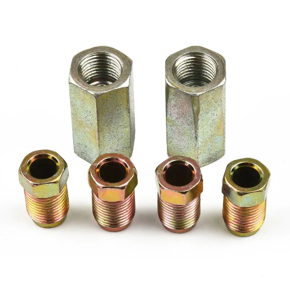 

3/16 Brake Pipe Connector Connector Brake Pipe Fittings Union Universal 2-Way Fittings Accessory Replacement