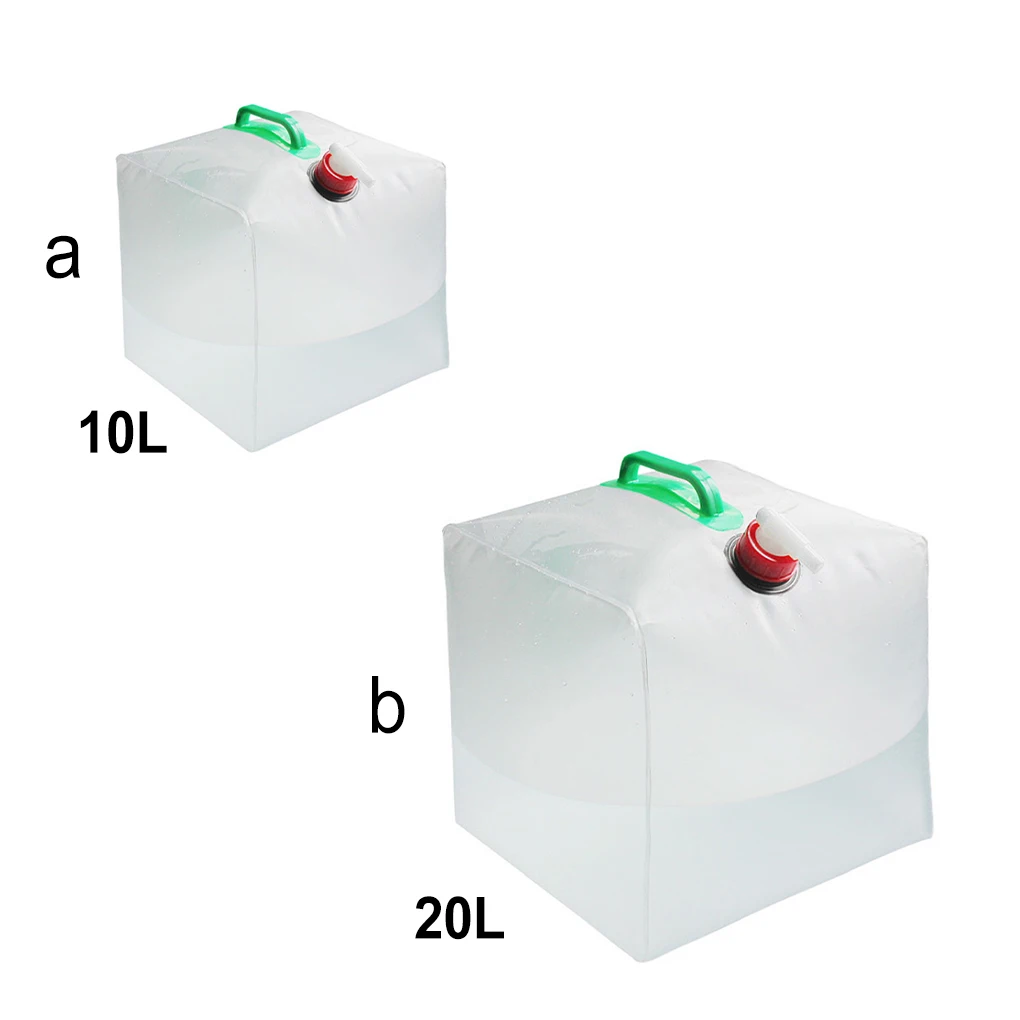

PVC Water Bag Handled Bucket Travelling Vegetable Washing Container