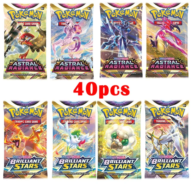 40pc Pokemon Cards GX Tag Team Vmax EX Mega Energy Shining Pokemon Card