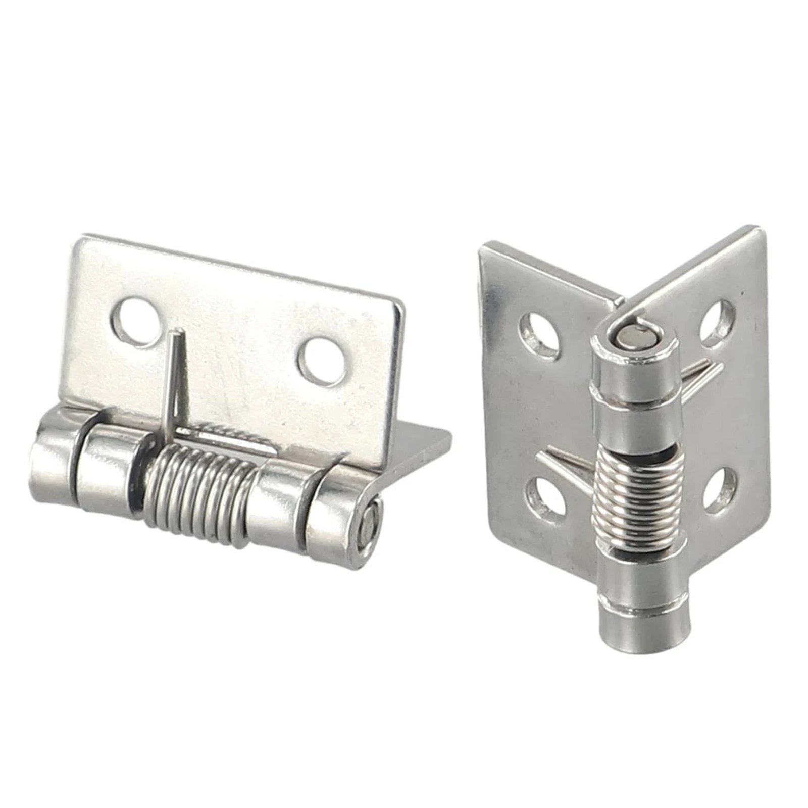 Description Picture 5 of item2 Pcs Self Closing Spring Hinge Stainless Steel Doors Hinge Cabinet Hinge Furniture Hardware Accessories /1/1.5/2/2.5/3/4inch
