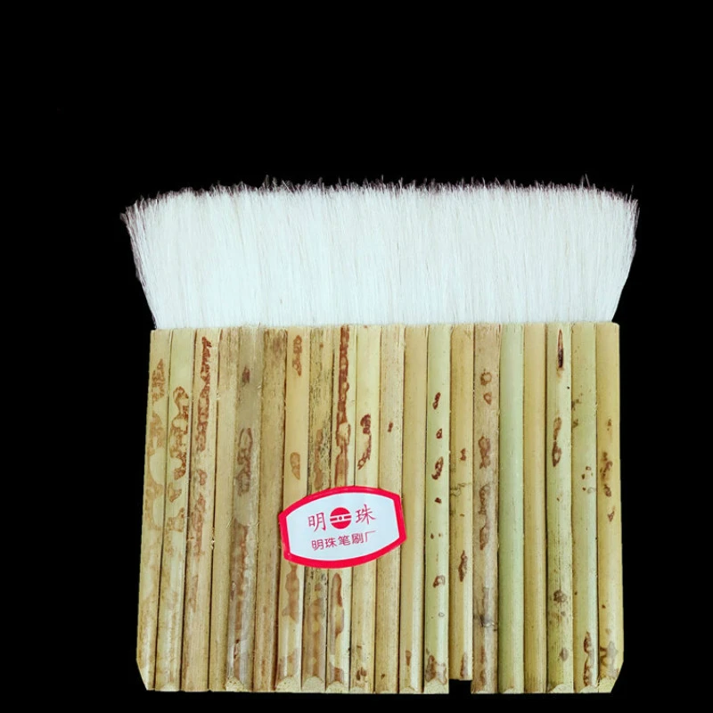 10Pcs Pennelli Di Lana Manico In Bambù Pennello Pennelli Fila Pittura Cinese Immagini Pittura Ad Olio Ad Acquerello 8/10/24 Pennelli Comuni