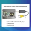 USB to CVBS RCA Video Output Adapter Box Interface Connect to Monitor Display Device for Android Radio Multimedia 2