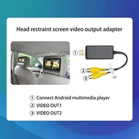USB to CVBS RCA Video Output Adapter Box Interface Connect to Monitor Display Device for Android Radio Multimedia 2