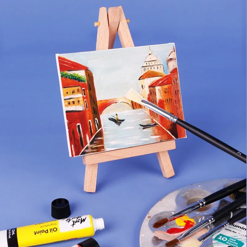 Small Picture Frame Easel Two-piece Children's DIY Acrylic Watercolor  Picture Board Display Stand Mobile Phone Desktop Stand - AliExpress