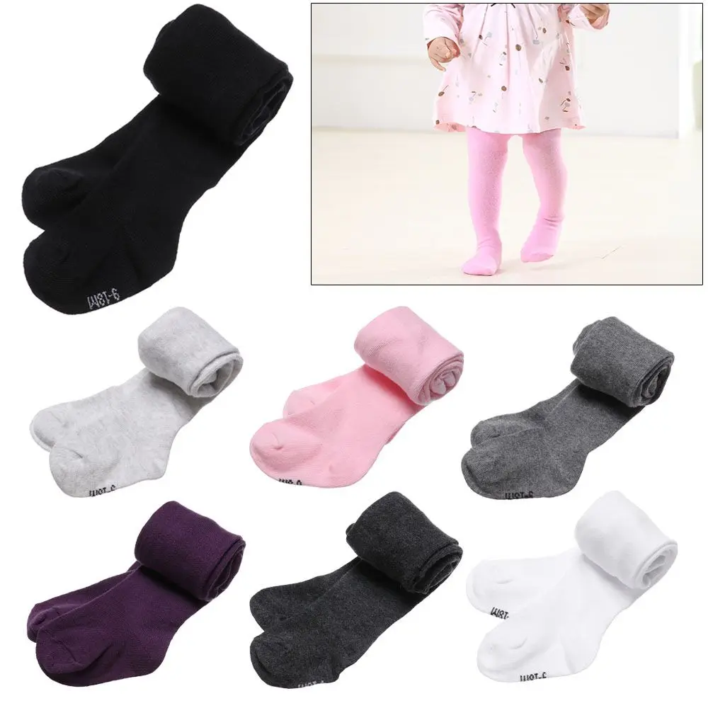 1pcs 어린이 가을 겨울 따뜻한 팬티 스타킹 스타킹 캔디 컬러 타이트
