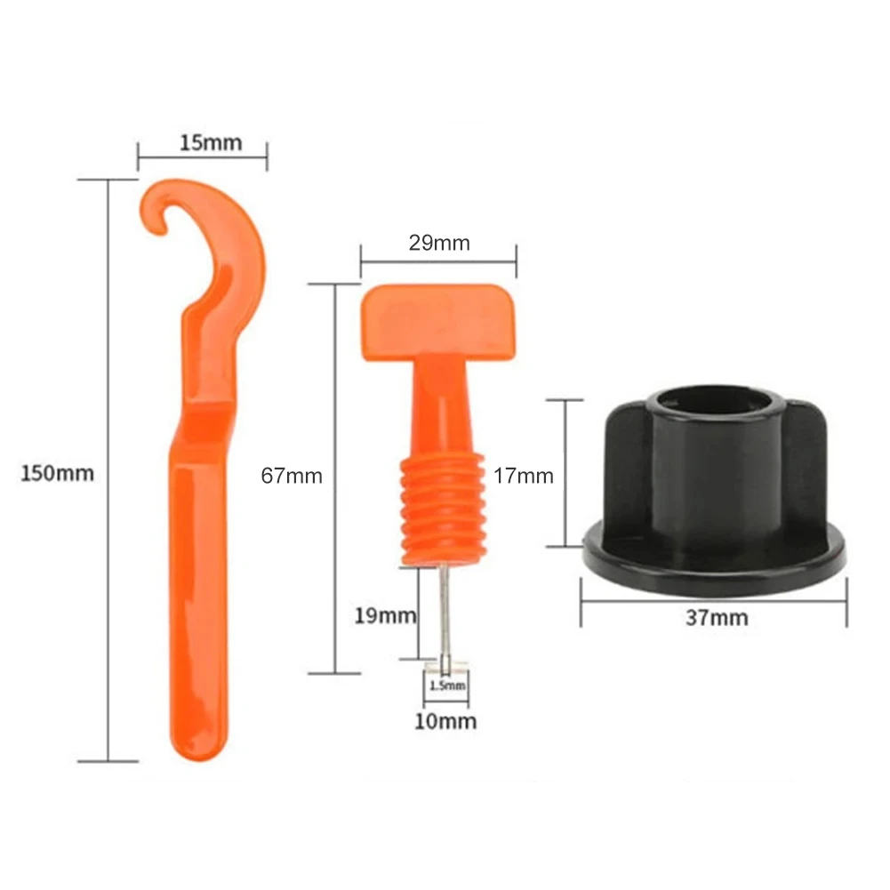 151pcs Tile Leveling System for Tile Laying Level Wedges Alignment Spacers for Leveler Locator Spacers Plier Flooring Wall
