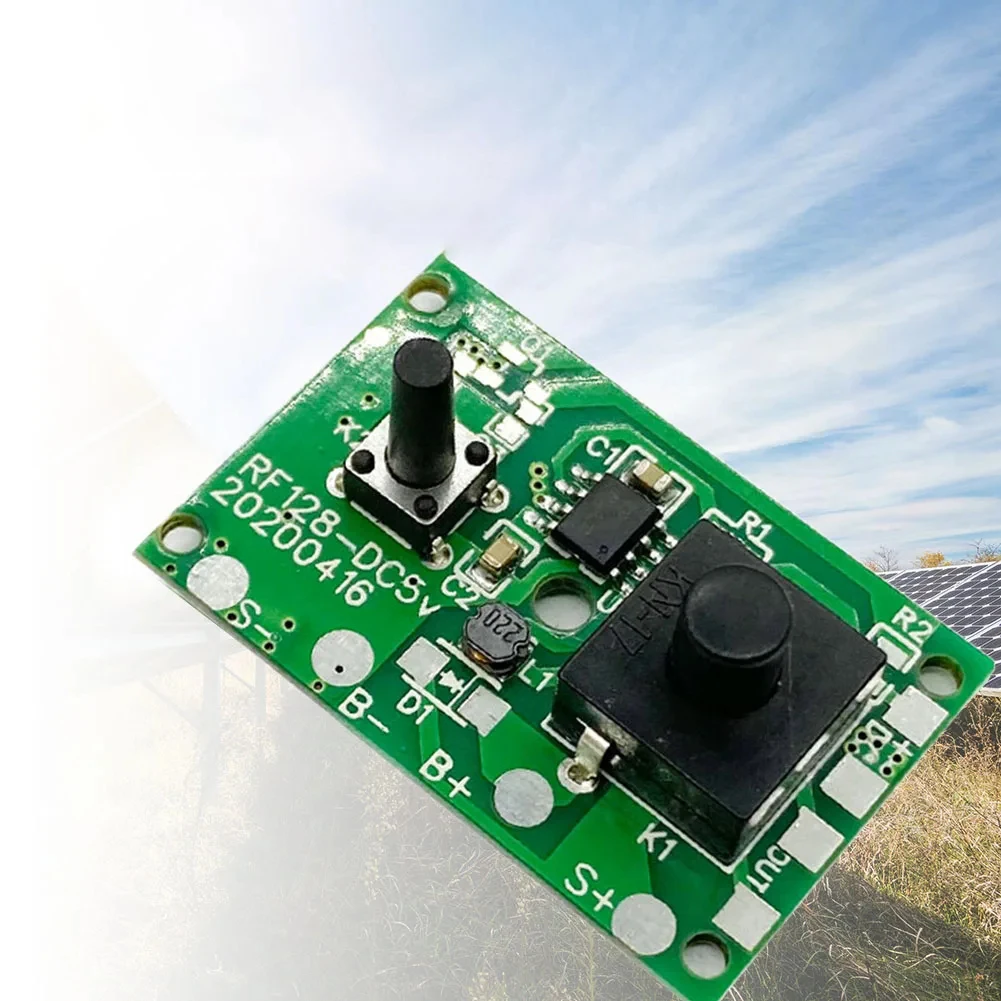 3.7V 부스트 24V 31V 태양광 램프 스트링 제어 보드(스위치 포함) 태양광 가로등 제어판 태양광 조명 컨트롤러 모듈