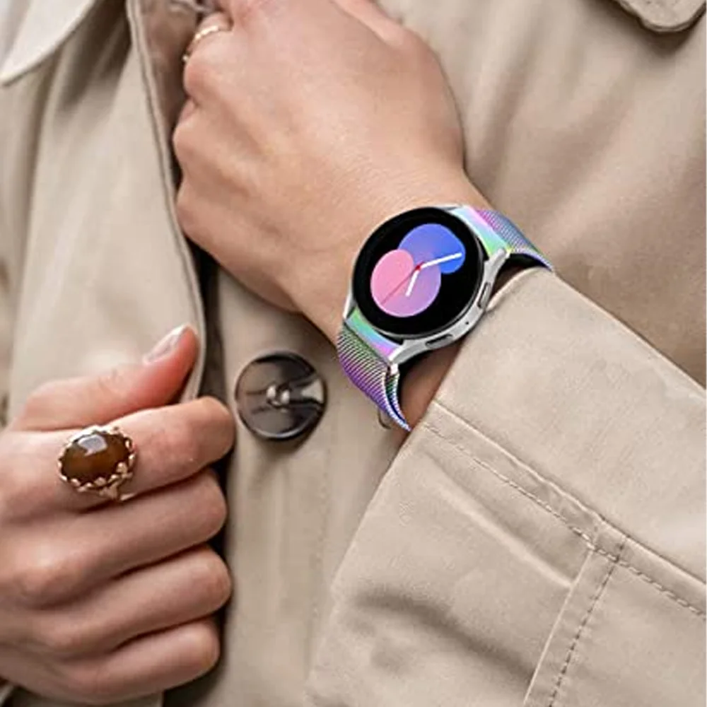 Sleek Magnetic Metal Bracelet Strap