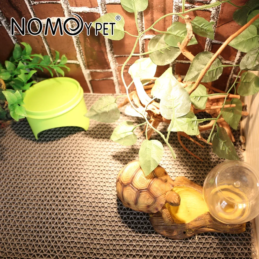 Nomoypet 60*40cm Reptile Box Bottom Pad Waterproof Moisturizing Breeding Box Mat 3-in-1 Substrate Tortoise Terrarium Liner