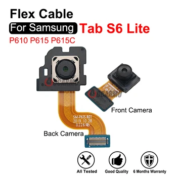 Cavo flessibile per fotocamera anteriore e posteriore per Samsung Galaxy Tab S6 Lite P610 P615 P615C Parti di ricambio per modulo fotocamera posteriore