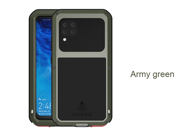MEI Aluminum Shockproof Phone Case For iPhone 13 12 11 Pro Max Heavy Duty 360 Full Protection Armor Cover for iPhone 13 Pro